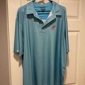 Straight Down performance golf polo